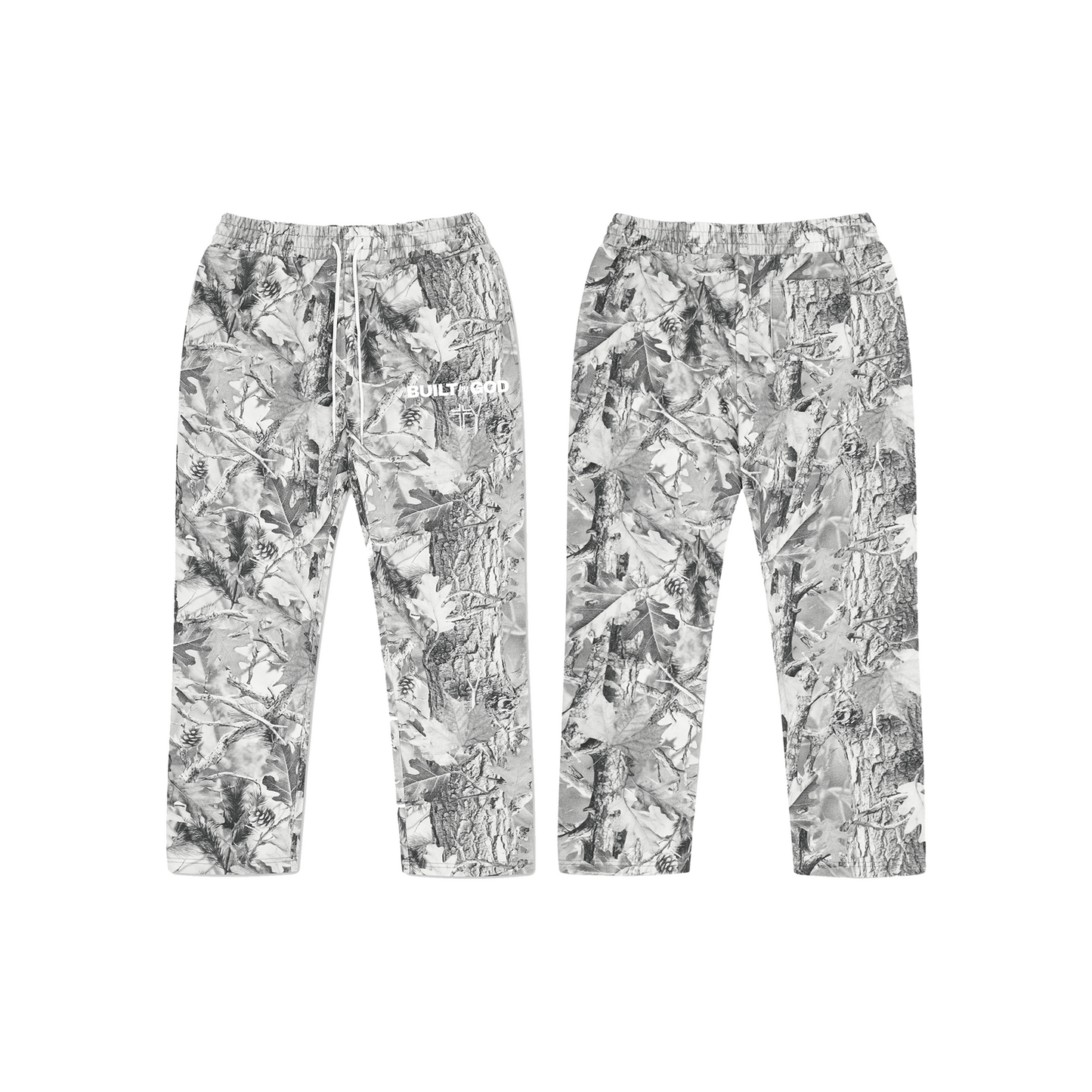 BUILTBYGOD Sweatpants - Gray Camo