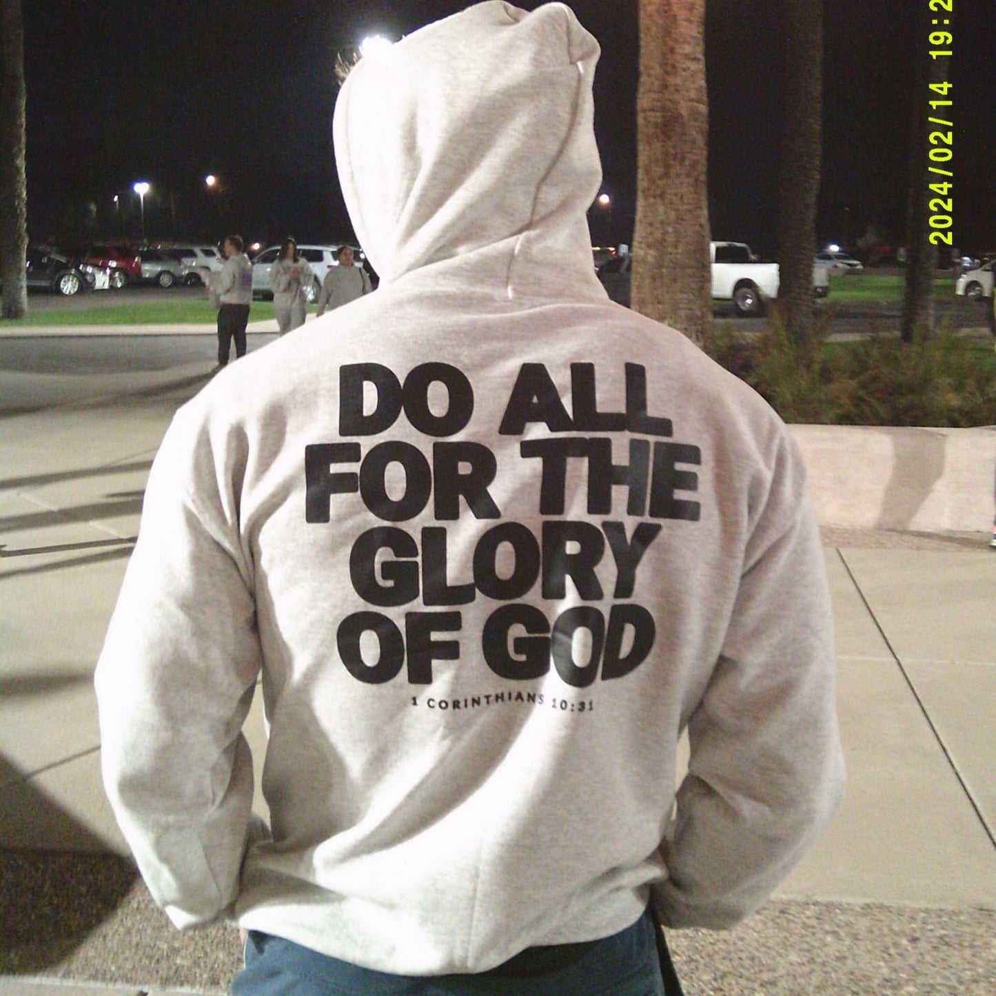 GLORY OF GOD Hoodie - White