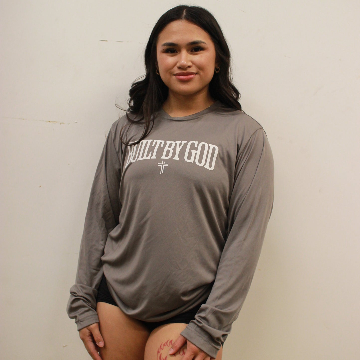 BUILTBYGOD Long Sleeve - Grey
