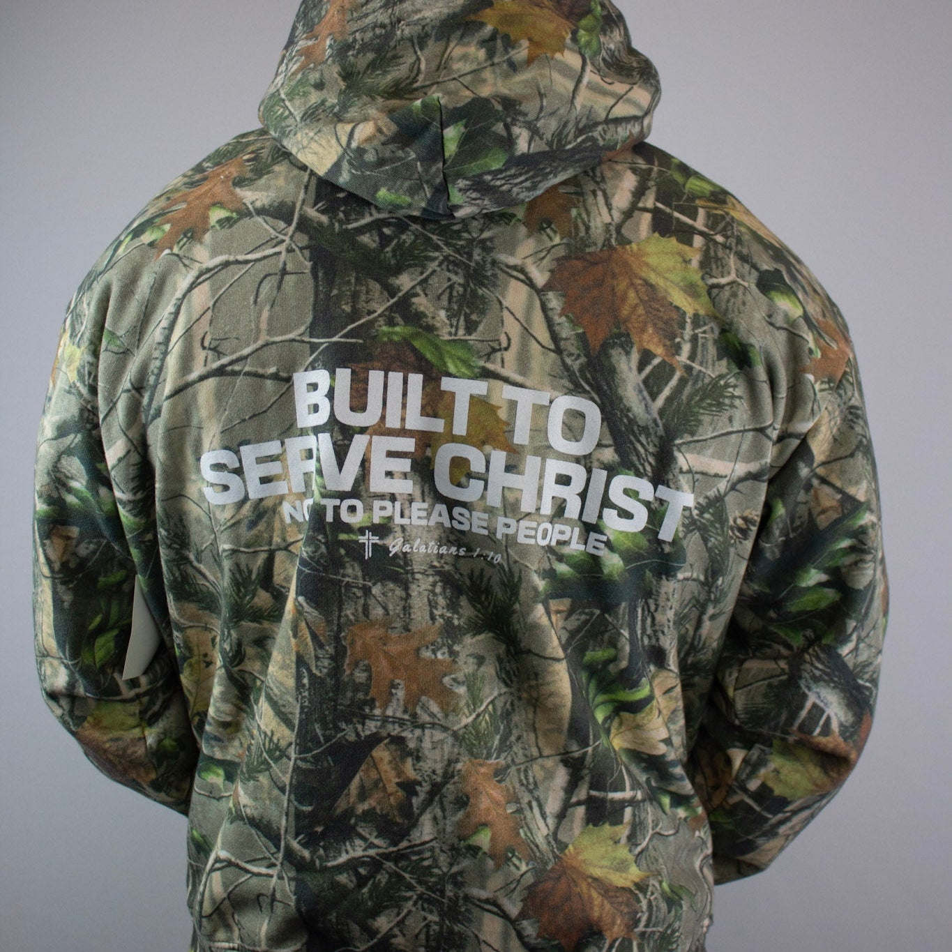 BUILT TO SERVE Heavy Cotton Hoodie- Camo