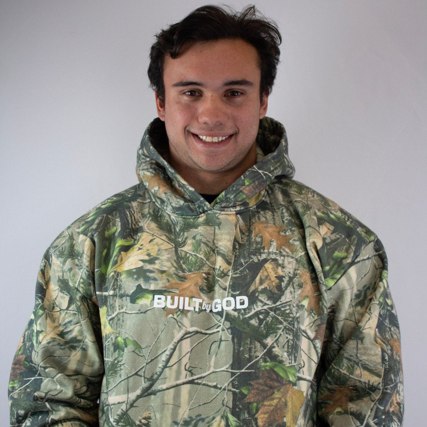 BUILT TO SERVE Heavy Cotton Hoodie- Camo