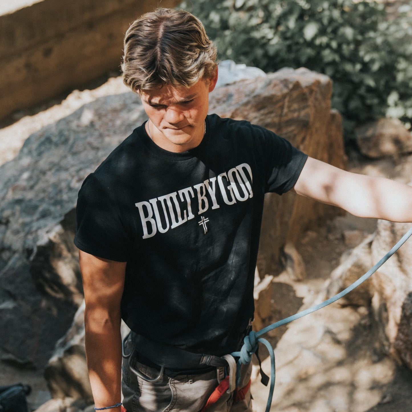 BUILTBYGOD Tee - Black