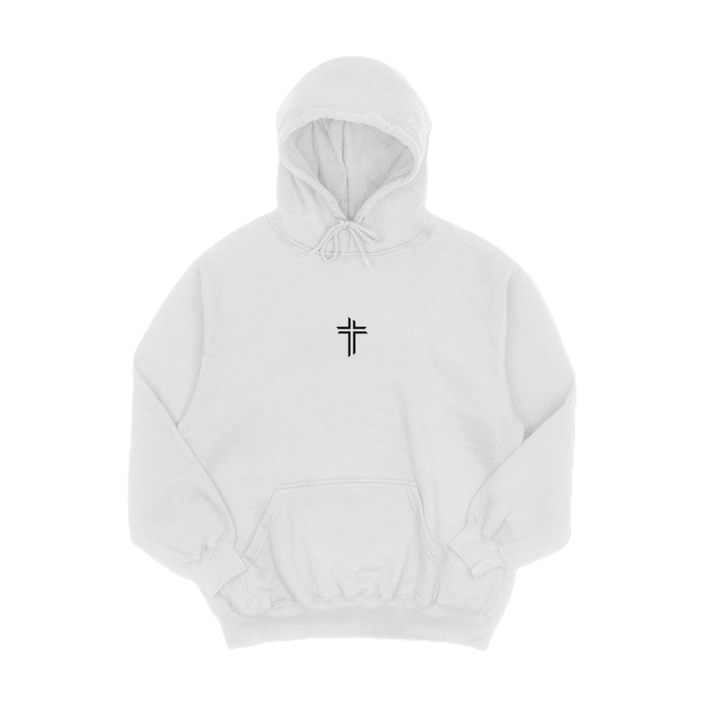 Do All For The Glory Of God Cotton Blend Hoodie - White – Built By God