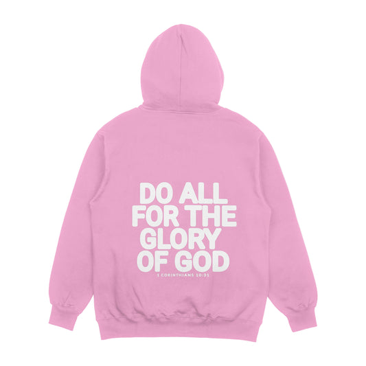 GLORY OF GOD Hoodie - Pink