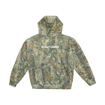 BUILT TO SERVE Heavy Cotton Hoodie- Camo