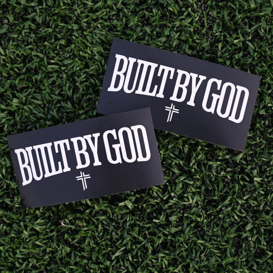 BUILTBYGOD Stickers (2 Pack)