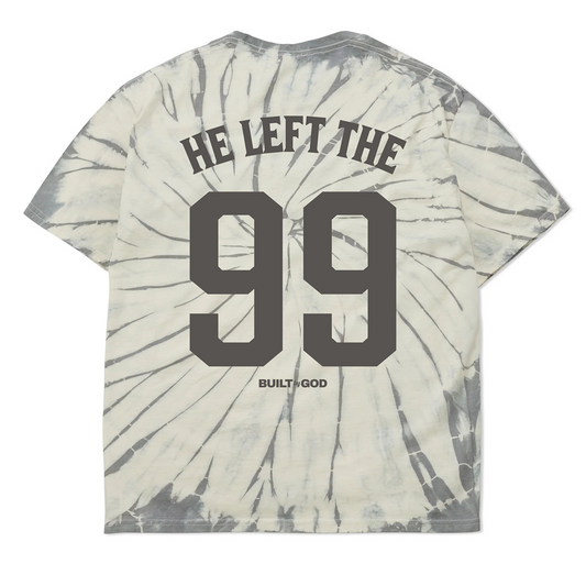 HE LEFT THE 99 Tee - Spiral Gray