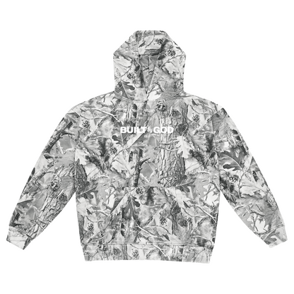 GLORY OF GOD Heavy Cotton Hoodie- Gray Camo
