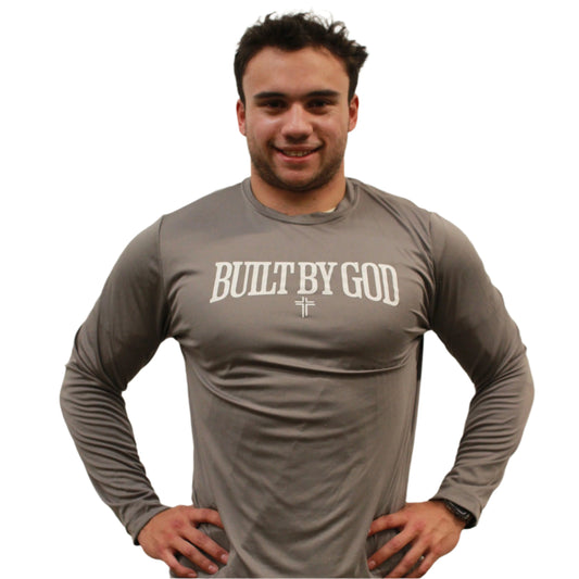 BUILTBYGOD Long Sleeve - Grey