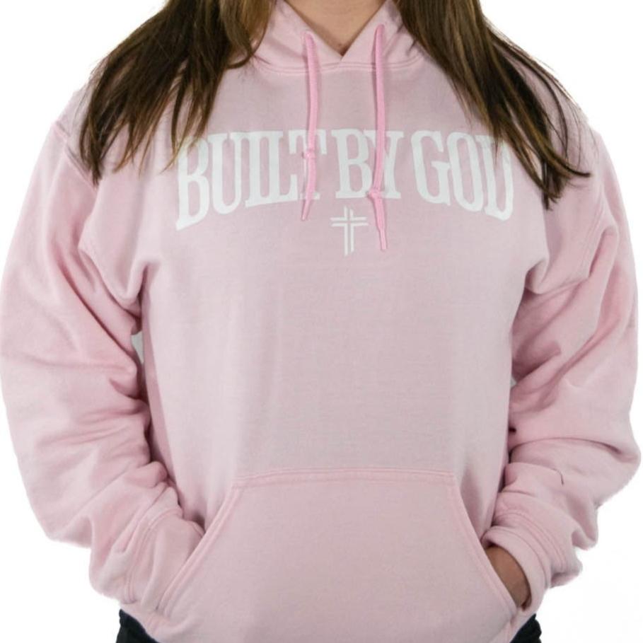 BUILTBYGOD Hoodie - Pink