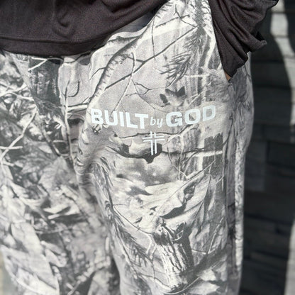 BUILTBYGOD Sweatpants - Gray Camo