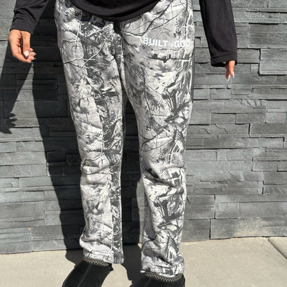 BUILTBYGOD Sweatpants - Gray Camo