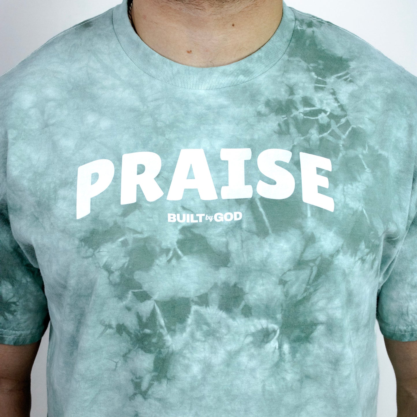 THE LORD IS MY SHEPERD Tee - Crystal Green