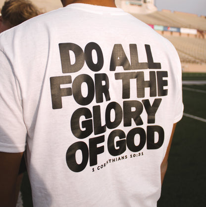 DO ALL FOR THE GLORY OF GOD Shirt - White