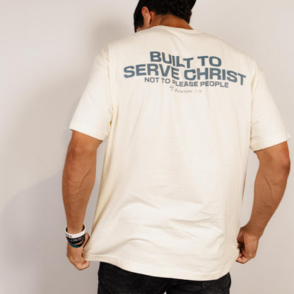 BUILT TO SERVE Shirt - Sand