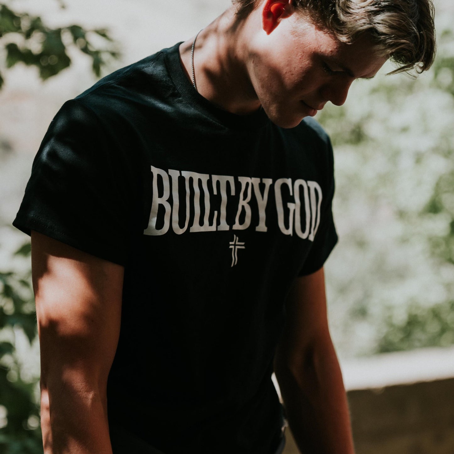 BUILTBYGOD Tee - Black