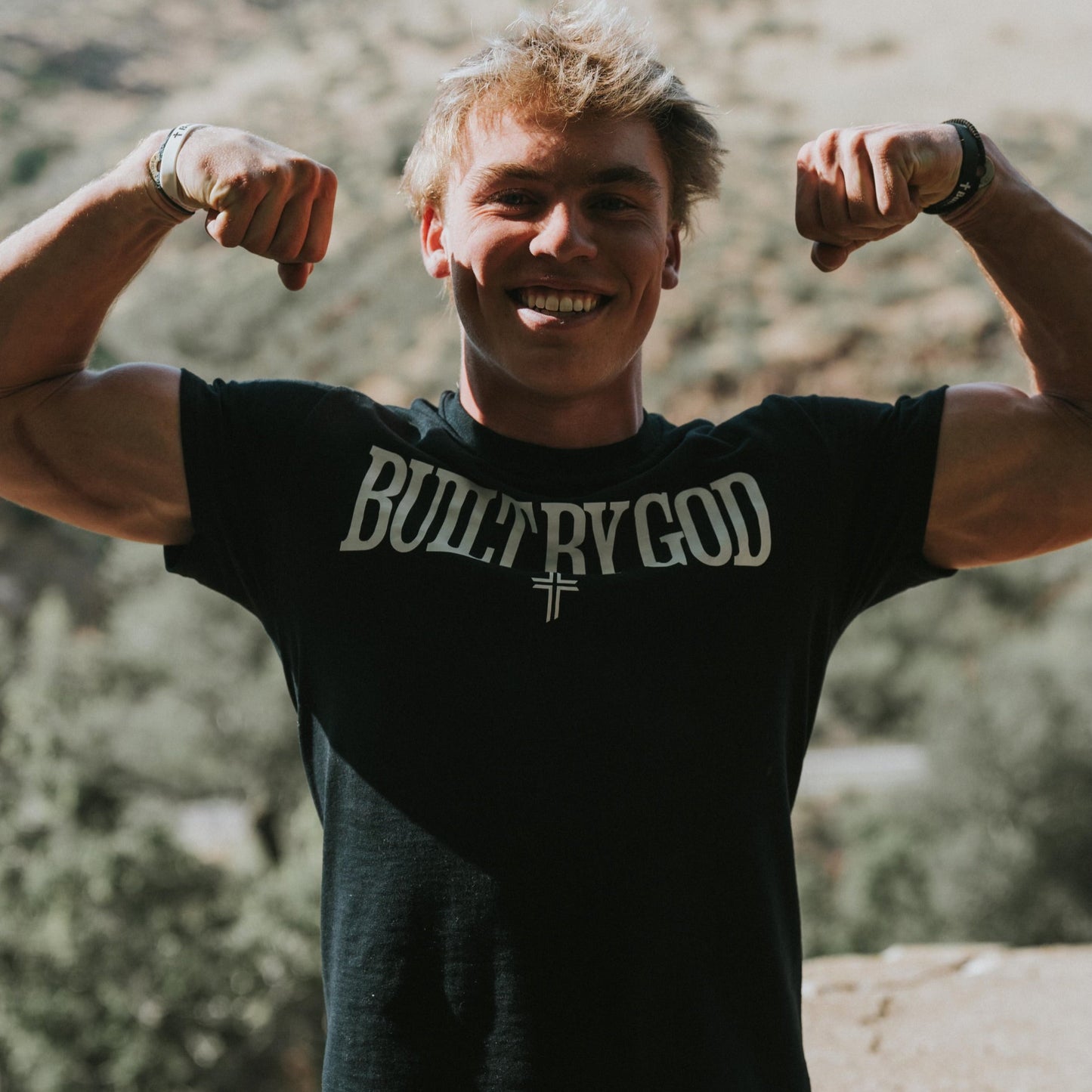 BUILTBYGOD Tee - Black
