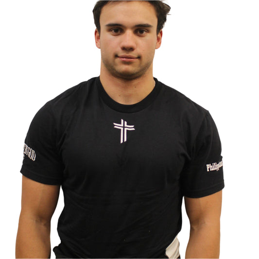 PHILIPPIANS 4:13 Powerlifting Competition Shirt -Black